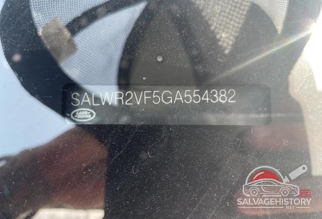 SALWR2VF5GA554382 2016 LAND ROVER RANGEROVER photo no. 10
