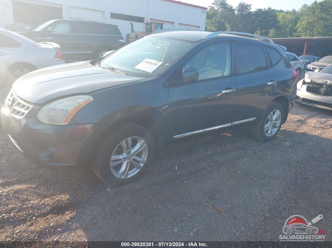 JN8AS5MT9CW611392 2012 NISSAN ROGUE photo no. 2