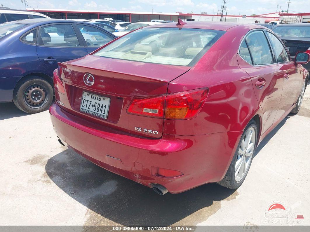 JTHBK262272033232 2007 LEXUS IS 250 photo no. 4