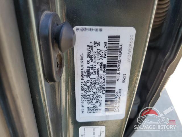 4T1BF30K32U516466 2002 TOYOTA CAMRY photo no. 12