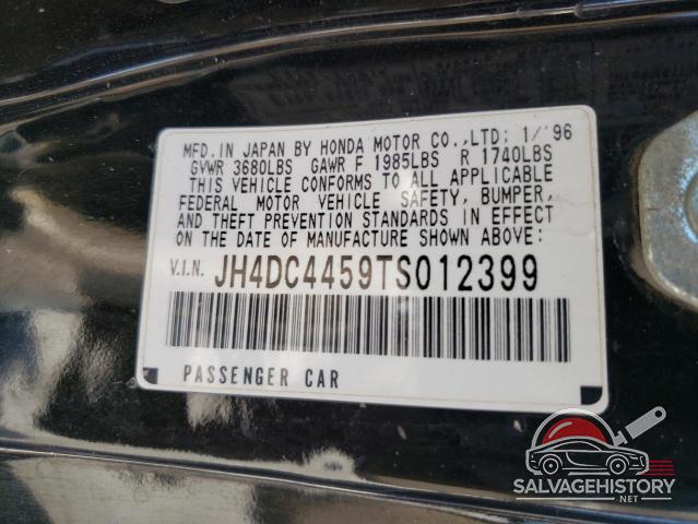JH4DC4459TS012399 1996 ACURA INTEGRA photo no. 12