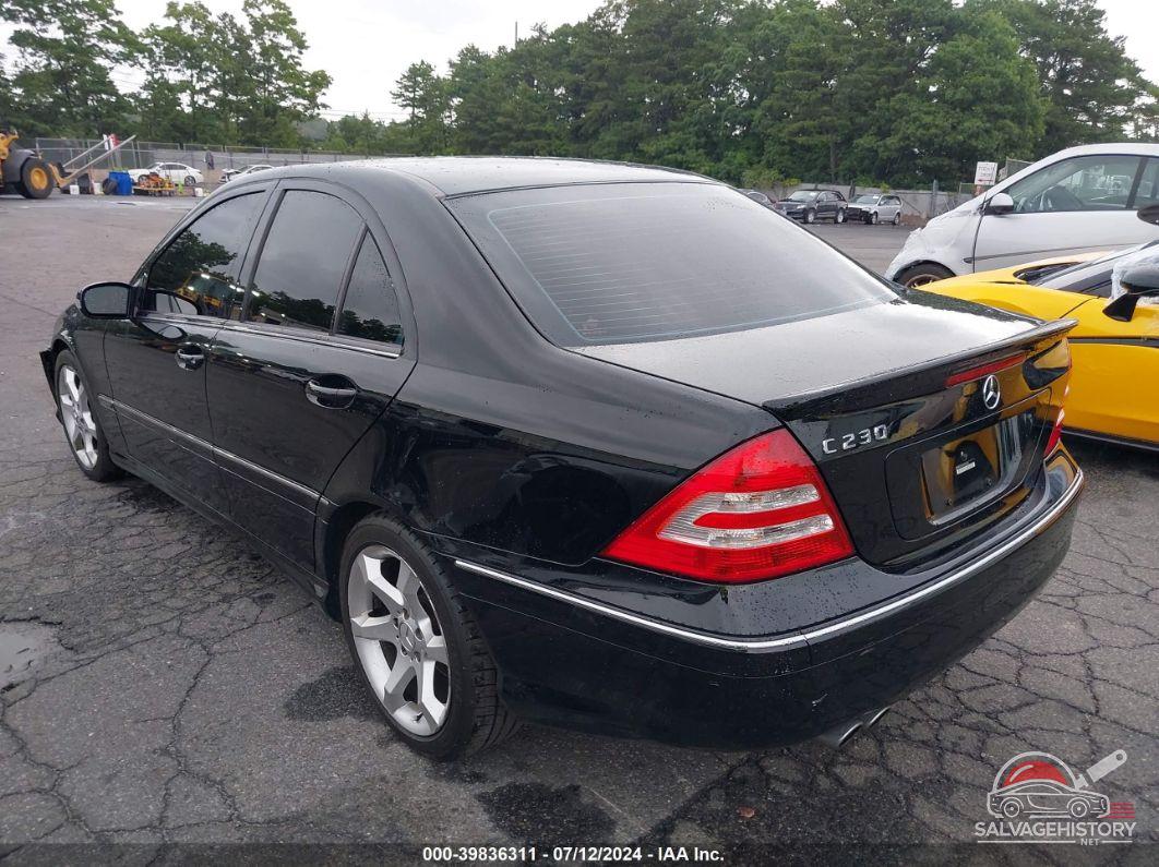 WDBRF52H87F856545 2007 BENZ C-CLASS C230 SPORT R photo no. 3