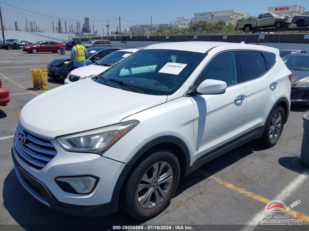 5XYZT3LB8GG359257 2016 HYUNDAI SANTA FE SPORT photo no. 2