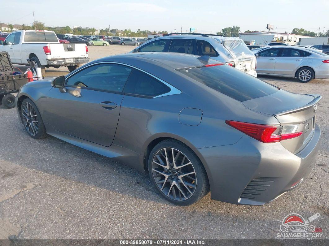 JTHHA5BC1H5006553 2017 LEXUS RC photo no. 3
