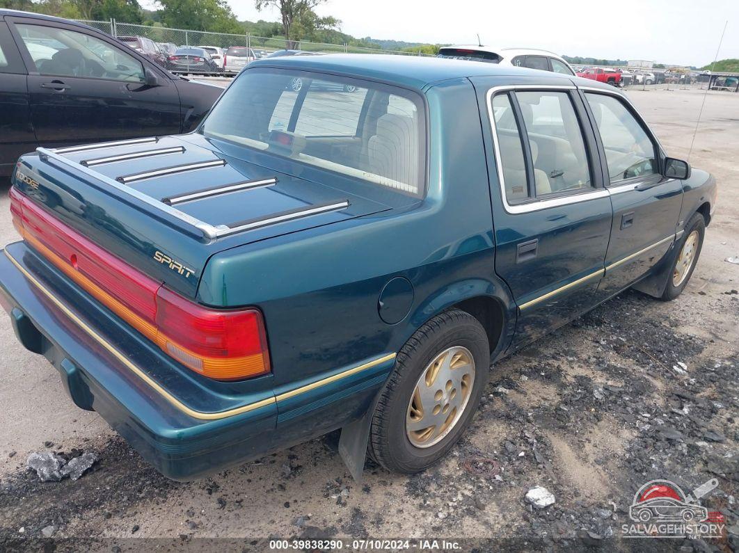 3B3AA4636ST509169 1995 DODGE SPIRIT photo no. 4