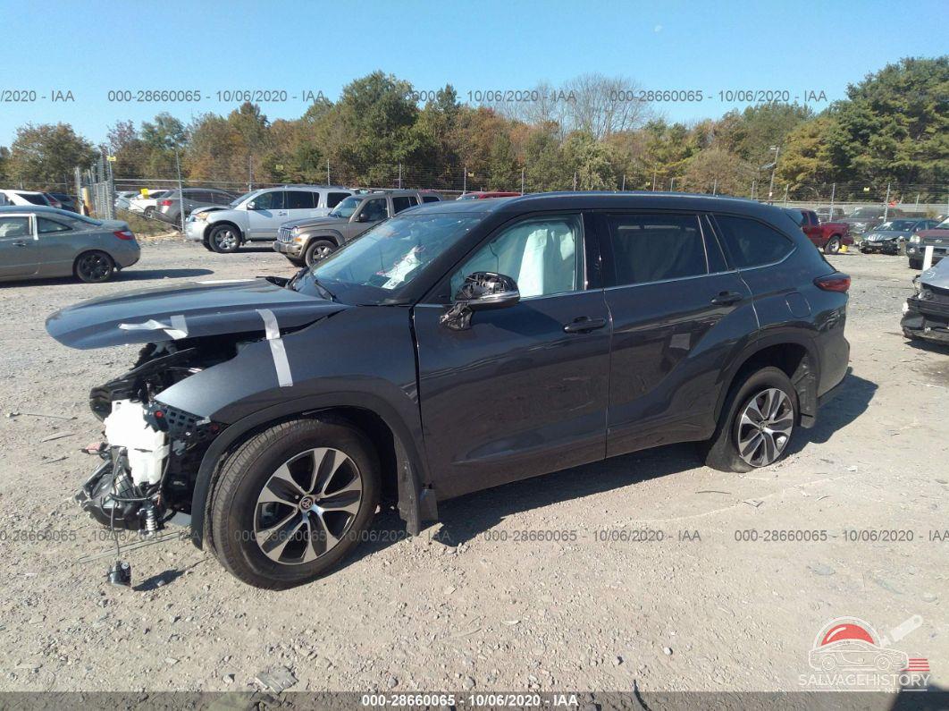 5TDGZRBH1LS034705 2020 TOYOTA HIGHLANDER photo no. 2
