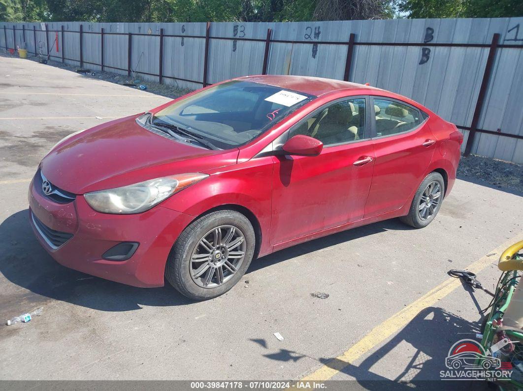 KMHDH4AE4CU243086 2012 HYUNDAI ELANTRA photo no. 2