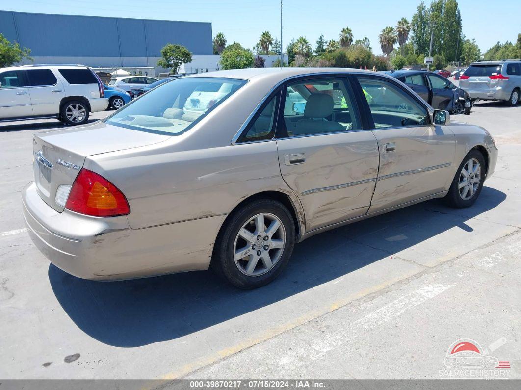 4T1BF28B0YU048249 2000 TOYOTA AVALON photo no. 4