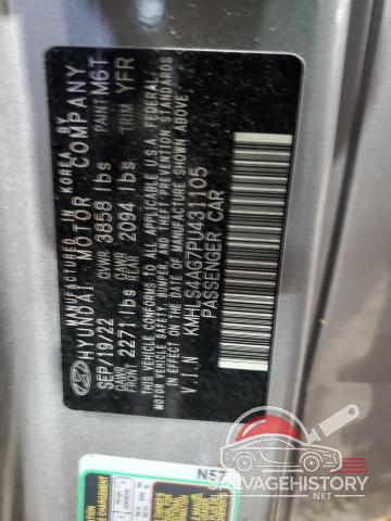 KMHLS4AG7PU431105 2023 HYUNDAI ELANTRA photo no. 13