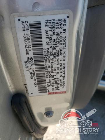 JT2BG28K2Y0523384 2000 TOYOTA CAMRY photo no. 12