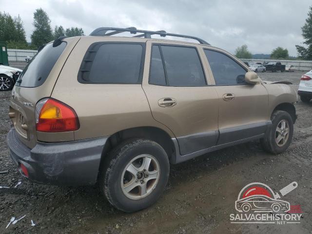 KM8SB12B54U645101 2004 HYUNDAI SANTA FE photo no. 3