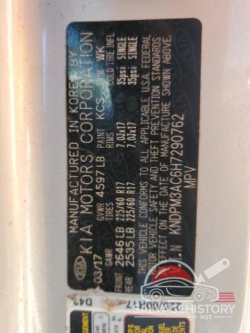 KNDPM3AC6H7290762 2017 KIA SPORTAGE photo no. 13