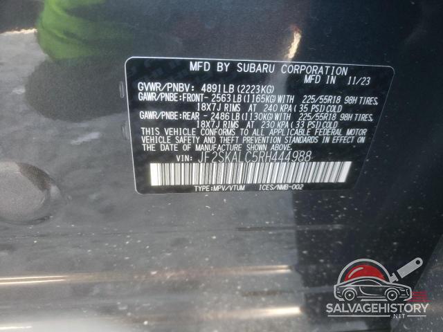 JF2SKALC5RH444988 2024 SUBARU FORESTER photo no. 13