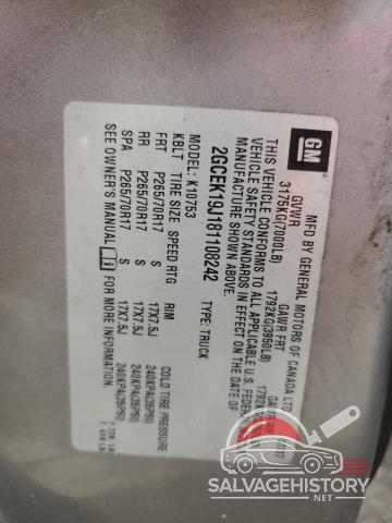 2GCEK19J181108242 2008 CHEVROLET ALL Models photo no. 12