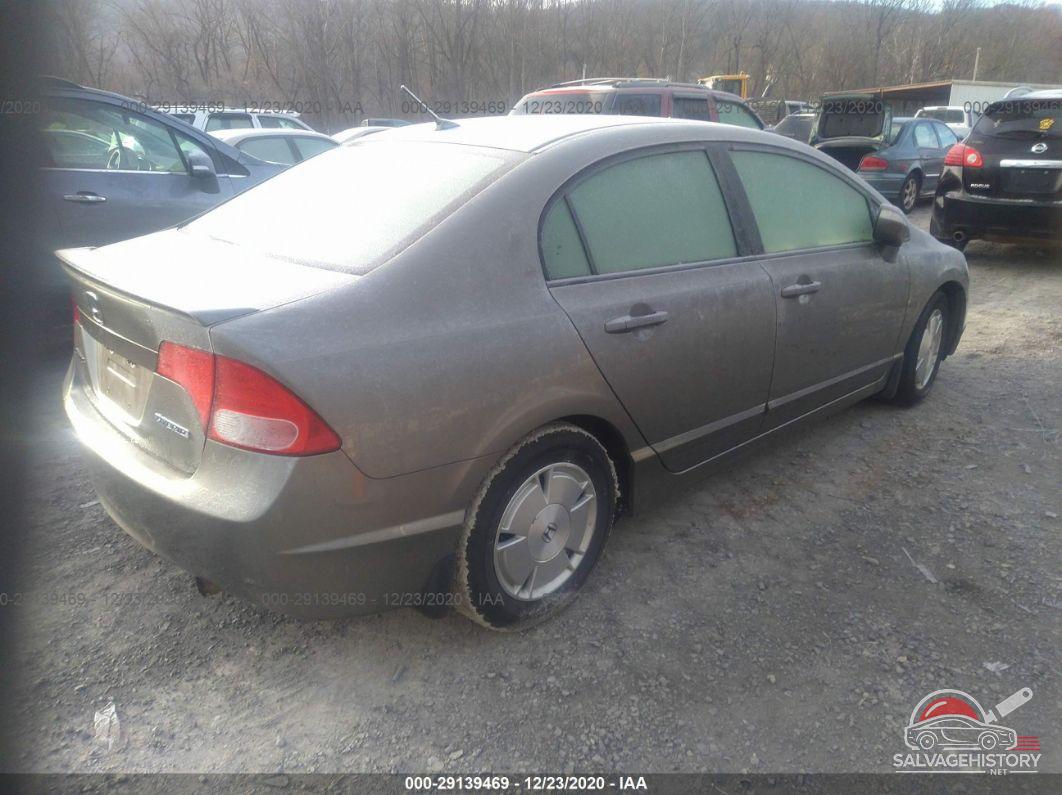JHMFA36248S019618 2008 HONDA CIVIC HYBRID photo no. 4