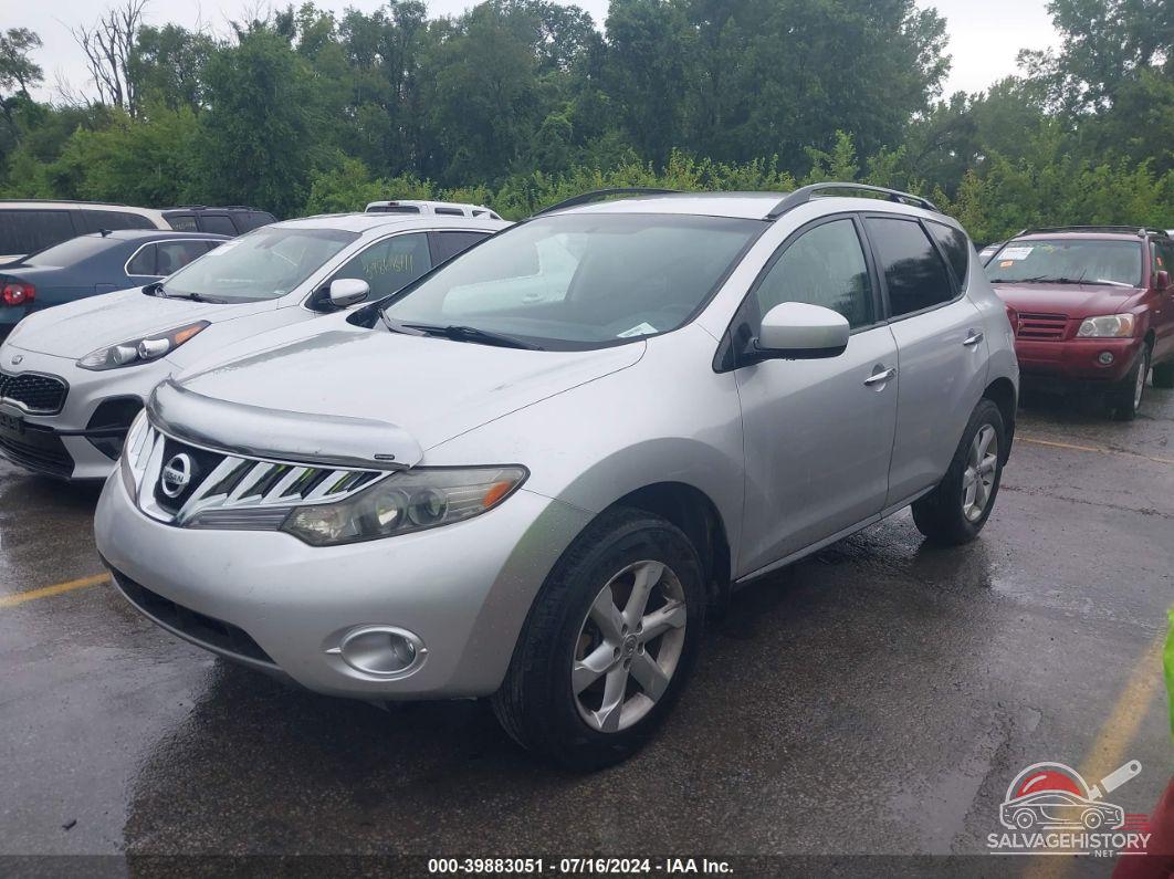 JN8AZ18W09W143957 2009 NISSAN MURANO photo no. 2