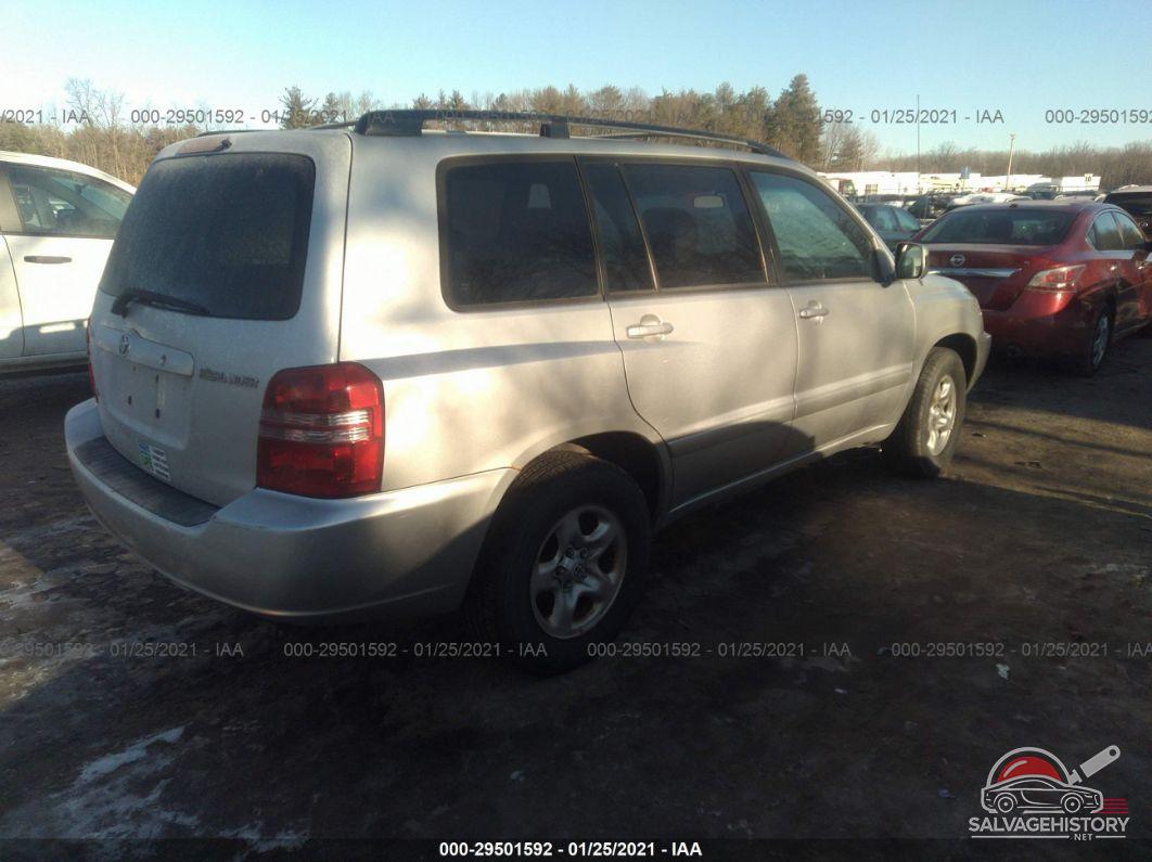 JTEGF21A510020175 2001 TOYOTA HIGHLANDER photo no. 4