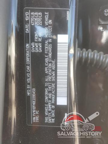 YV1612FH0E2295459 2014 VOLVO S60 photo no. 12
