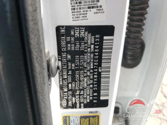 5XYKW4A78EG484138 2014 KIA SORENTO photo no. 13