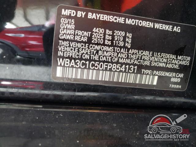 WBA3C1C50FP854131 2015 BMW 3 SERIES photo no. 12