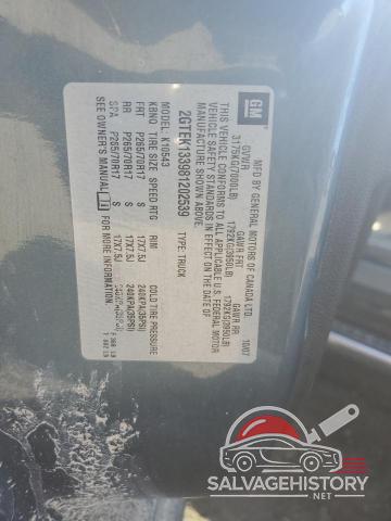 2GTEK133981202539 2008 GMC SIERRA photo no. 12