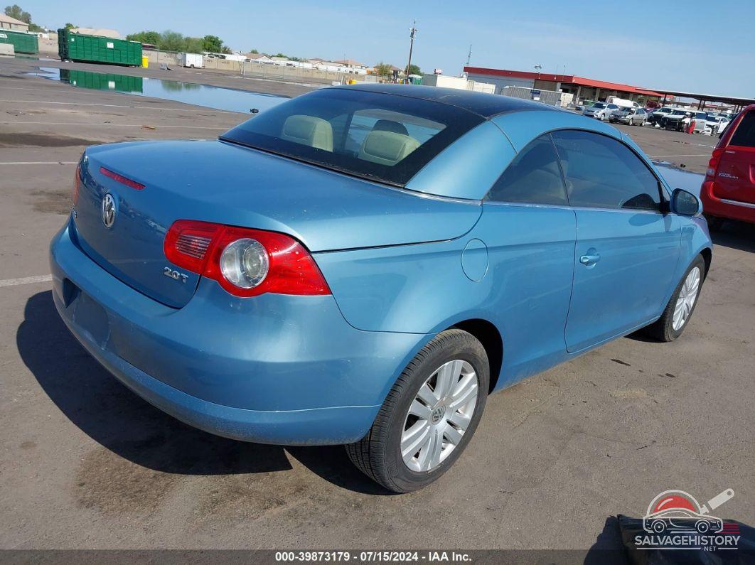 WVWBA71F67V005055 2007 VOLKSWAGEN EOS photo no. 4