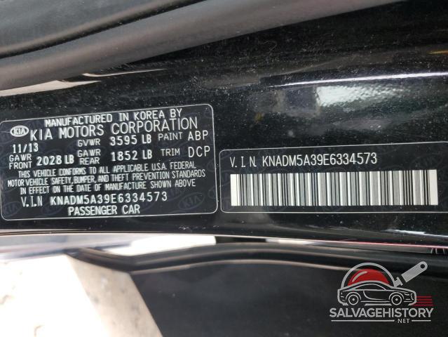 KNADM5A39E6334573 2014 KIA RIO photo no. 12