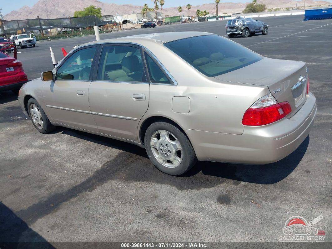 4T1BF28B93U306809 2003 TOYOTA AVALON photo no. 3