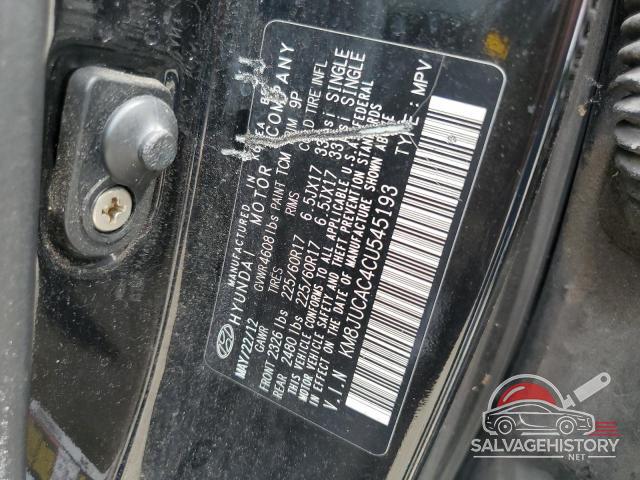 KM8JUCAC4CU545193 2012 HYUNDAI TUCSON photo no. 14