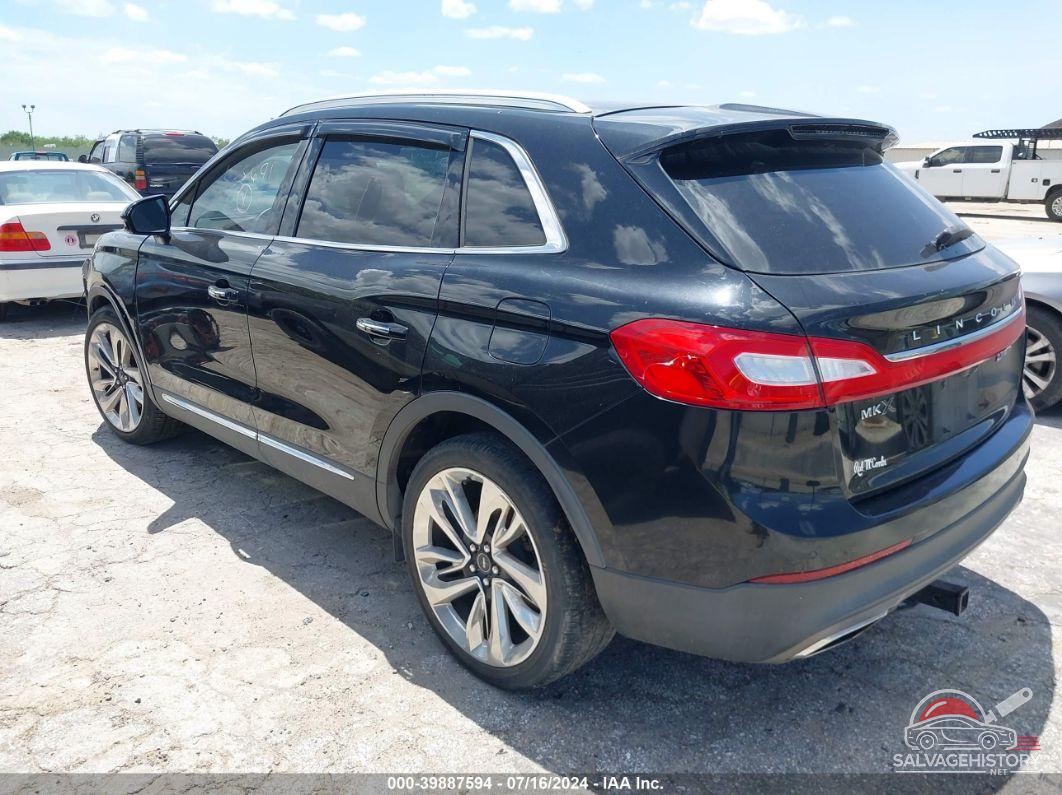 2LMPJ7JP5GBL55691 2016 LINCOLN MKX photo no. 3