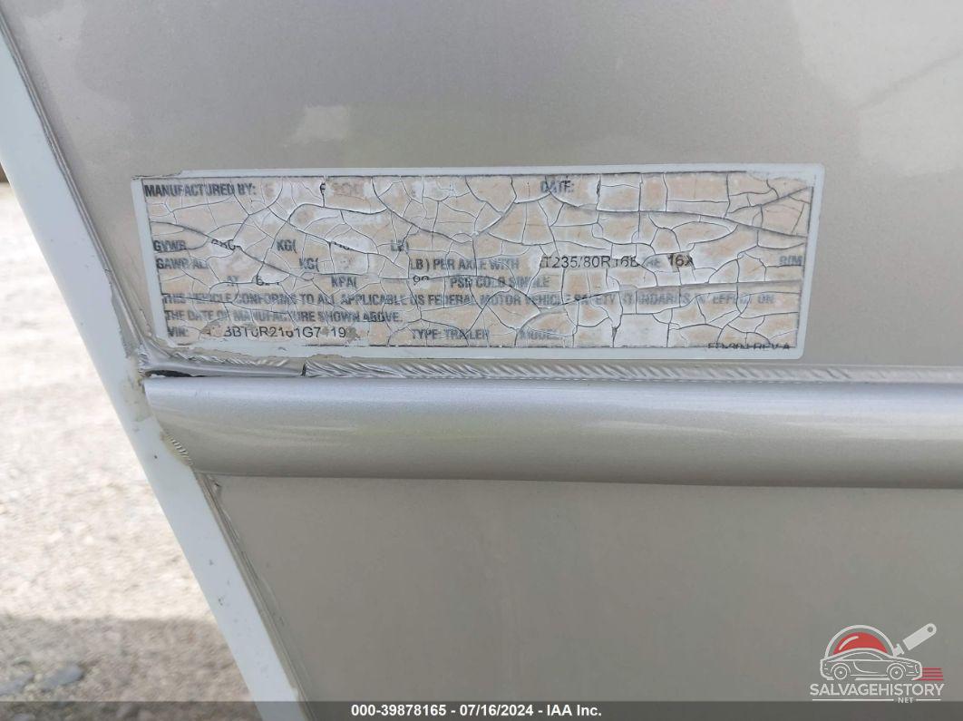 4UBBT0R2161G71195 2006 SUNNYBROOK TITAN LX 5TH WHEEL photo no. 9
