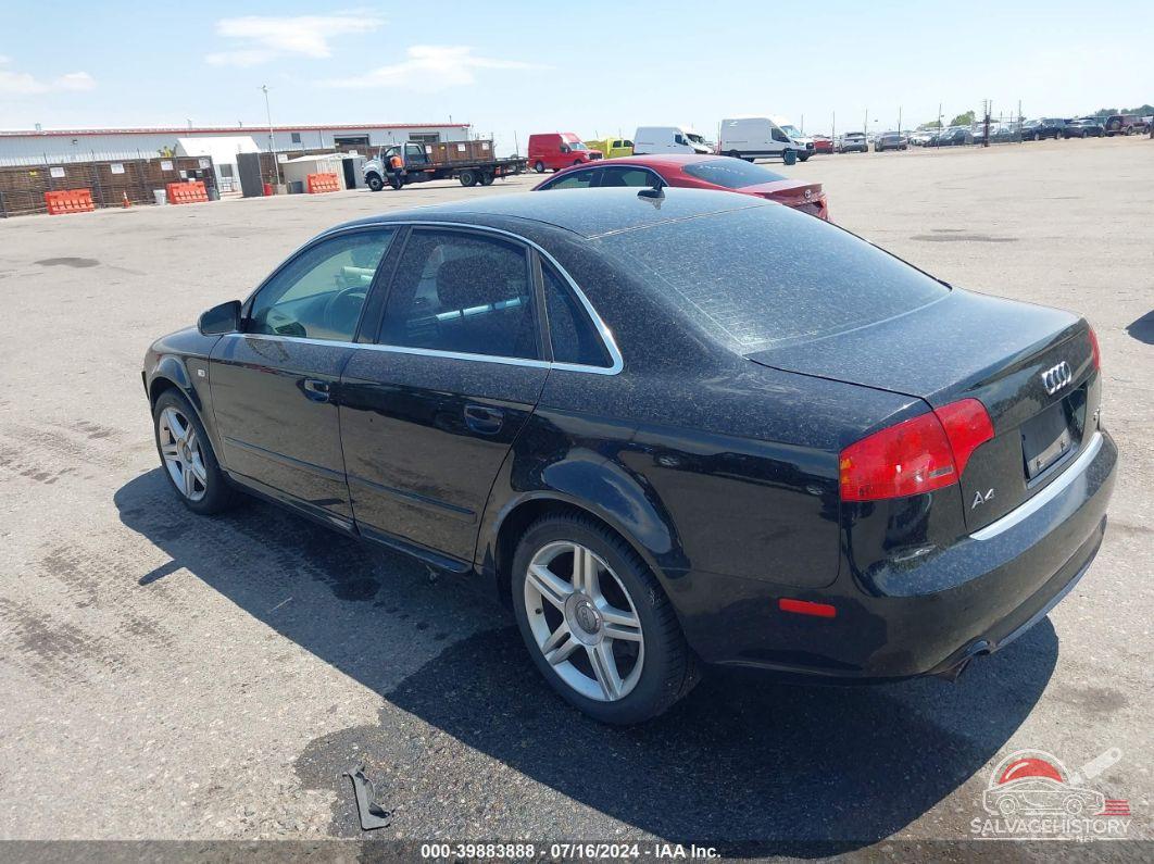 WAUAF78E58A005290 2008 AUDI A4 photo no. 3