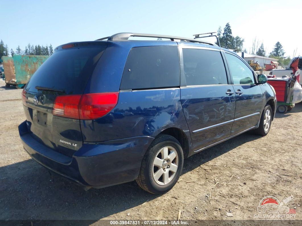 5TDZA23CX4S082361 2004 TOYOTA SIENNA photo no. 4