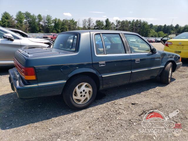 1B3XA4634PF581449 1993 DODGE SPIRIT photo no. 3