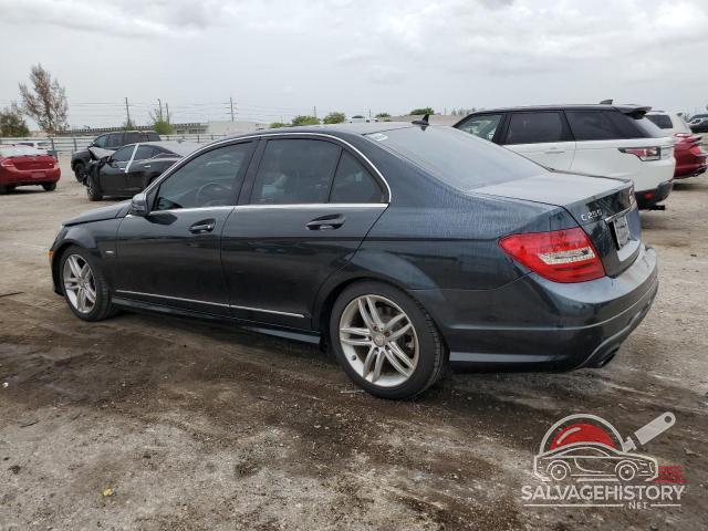 WDDGF4HB6CR206598 2012 MERCEDES-BENZ C-CLASS photo no. 2