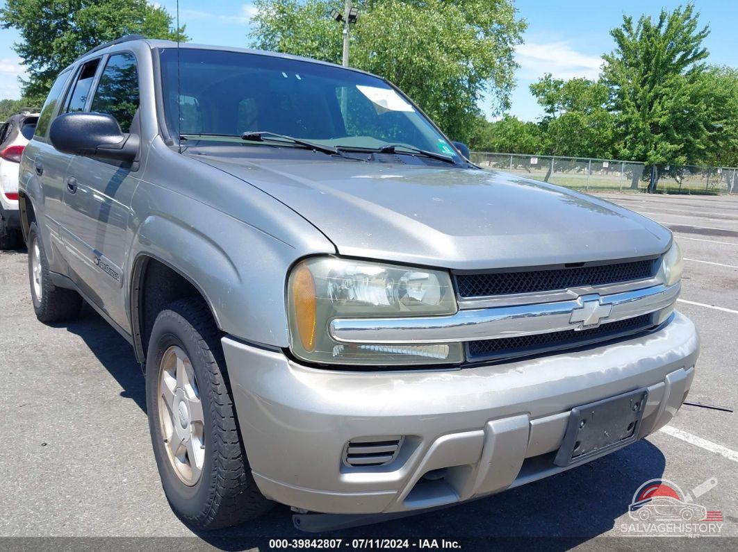 1GNDT13S022170322 2002 CHEVROLET TRAILBLAZER photo no. 10