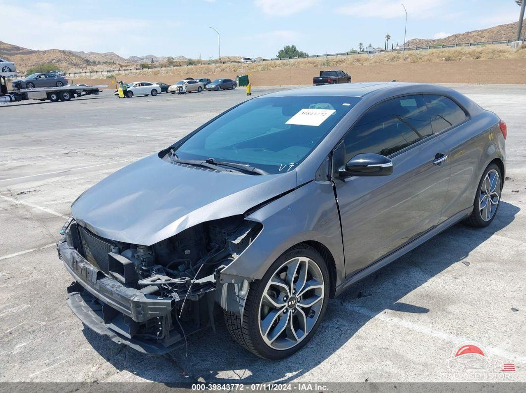 KNAFZ6A37G5629874 2016 KIA FORTE KOUP photo no. 2