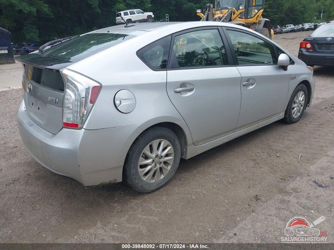 JTDKN3DP0C3011232 2012 TOYOTA PRIUS PLUG-IN photo no. 4