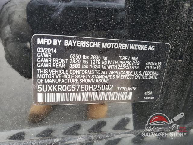 5UXKR0C57E0H25092 2014 BMW X5 photo no. 13