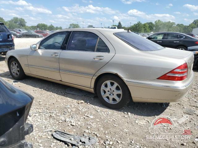 WDBNG70J32A313672 2002 MERCEDES-BENZ S-CLASS photo no. 2