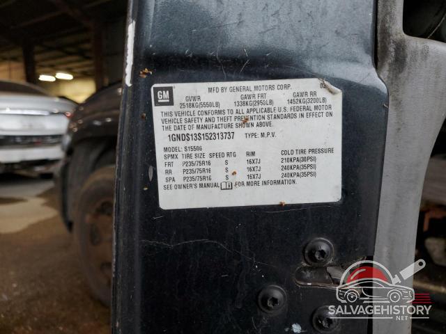 1GNDS13S152313737 2005 CHEVROLET TRAILBLZR photo no. 13