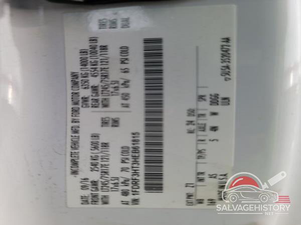 1FDRF3HT3HEB61815 2017 FORD F-350 CHASSIS photo no. 3