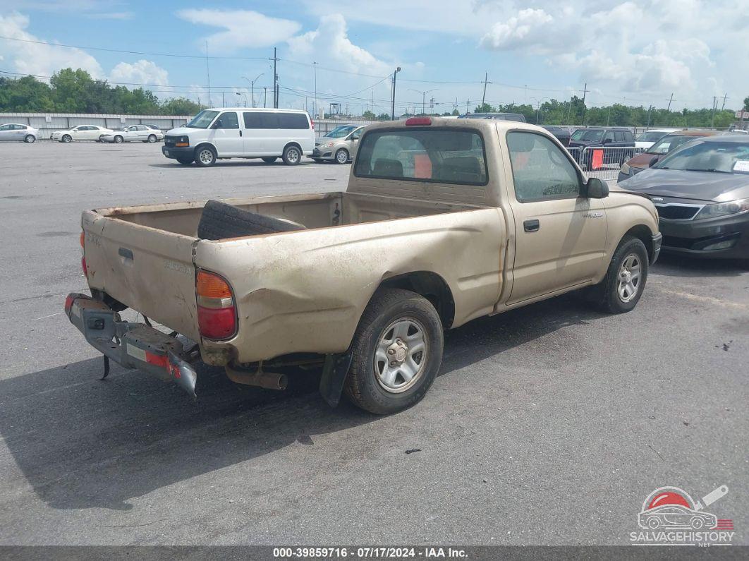 5TENL42N93Z200862 2003 TOYOTA TACOMA photo no. 4