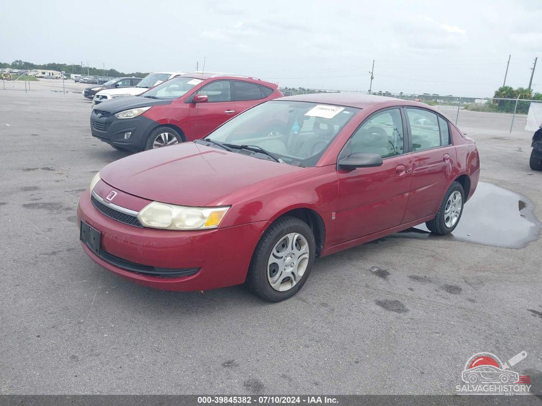 1G8AJ52F74Z168598 2004 SATURN ION photo no. 2