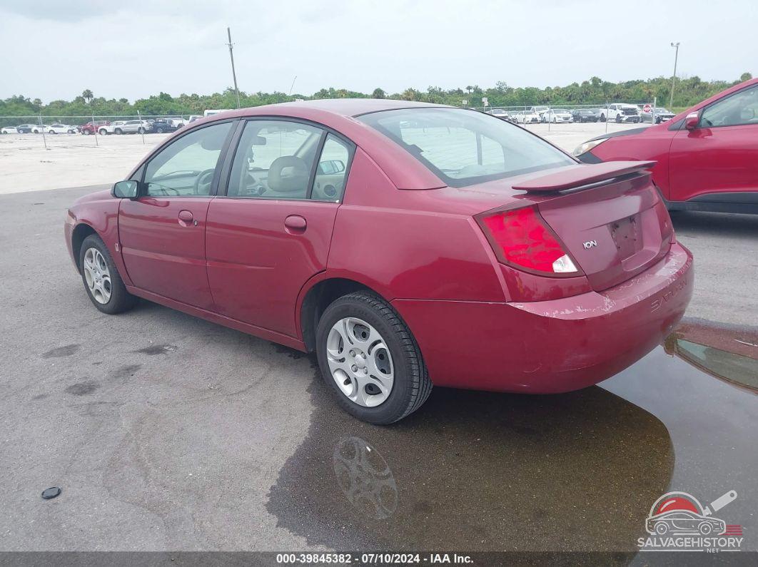 1G8AJ52F74Z168598 2004 SATURN ION photo no. 3
