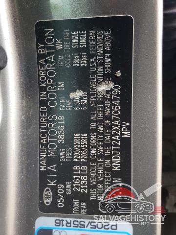 KNDJT2A2XA7064790 2010 KIA SOUL photo no. 12