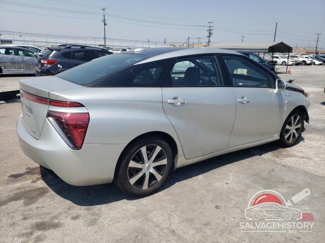 JTDBVRBD2JA004366 2018 TOYOTA MIRAI photo no. 3