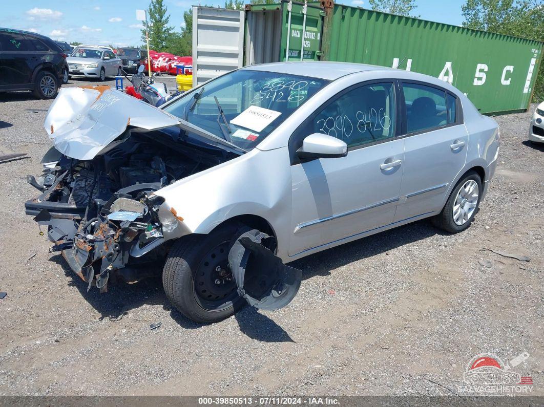 3N1AB6AP0AL629276 2010 NISSAN SENTRA photo no. 2