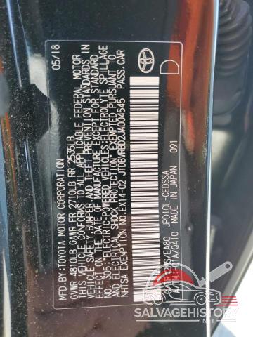 JTDBVRBD2JA004545 2018 TOYOTA MIRAI photo no. 12
