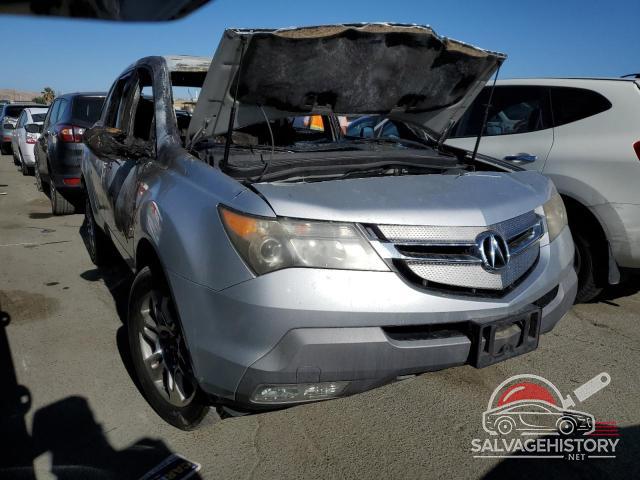 2HNYD28277H546996 2007 ACURA MDX photo no. 4